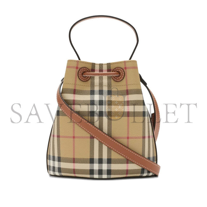 BURBERRY TB MINI BUCKET BAG  (18.5*16.5*11cm)